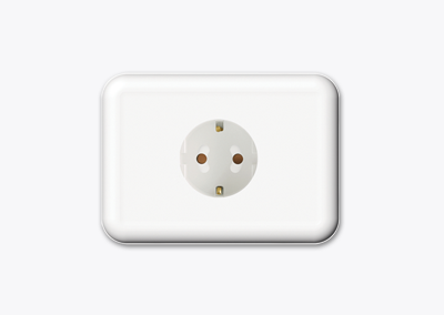 1gang socket outlet (Horizontal Type)